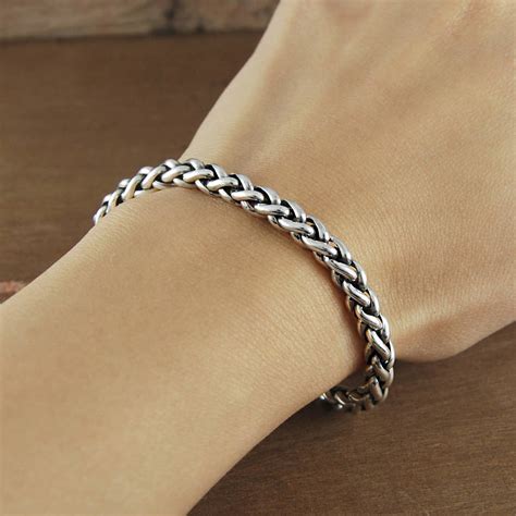 solid sterling silver bracelets